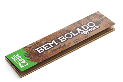 PAPEL SEDA BEM BOLADO BROWN KING SIZE LARGE - Imagem 2