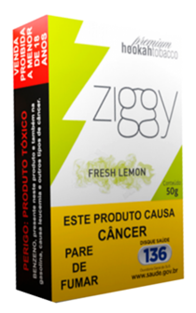 EssÊncia Para Narguile Ziggy Fresh Lemon Charutaria Curitiba 4246
