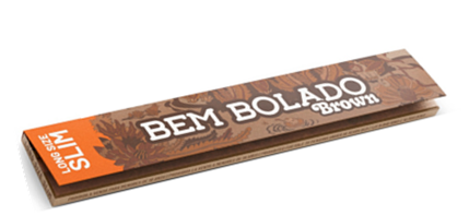 PAPEL SEDA BEM BOLADO BROWN LONG SIZE SLIM - Imagem 2