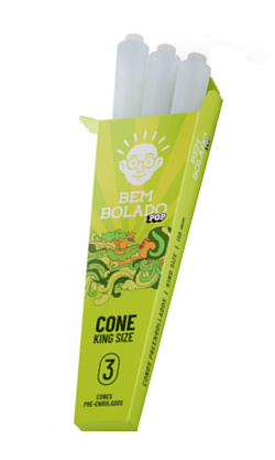 PAPEL SEDA BEM BOLADO POP CONE KING SIZE - Imagem 2