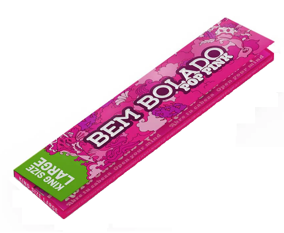 PAPEL SEDA BEM BOLADO POP PINK KING SIZE LARGE - Imagem 2