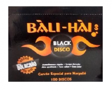 CARVÃO PARA NARGUILÉ BALI HAI BLACK BOLACHÃO 40 MM